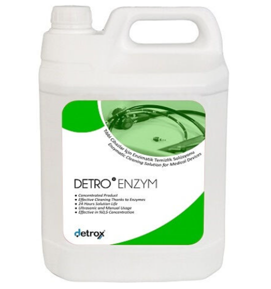 «ДЕТРО® ЕНЗІМ» - Мийно-дезінфікуючий засіб (детергент) для медичних інструментів та ендоскопів.